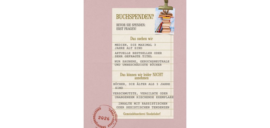 Buchspenden - 1