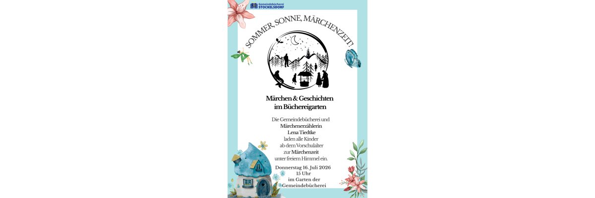 Kopie von Es war einmal (A4) - Sommer, Sonne, Märchenzeit